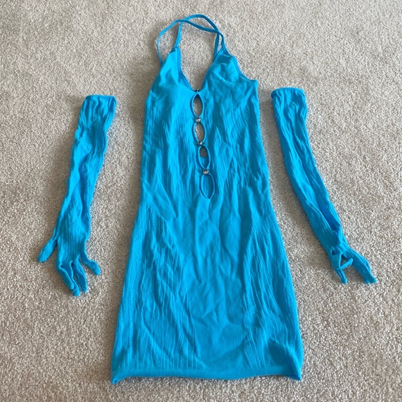 2/15$ White fox boutique dress - Picture 2 of 2